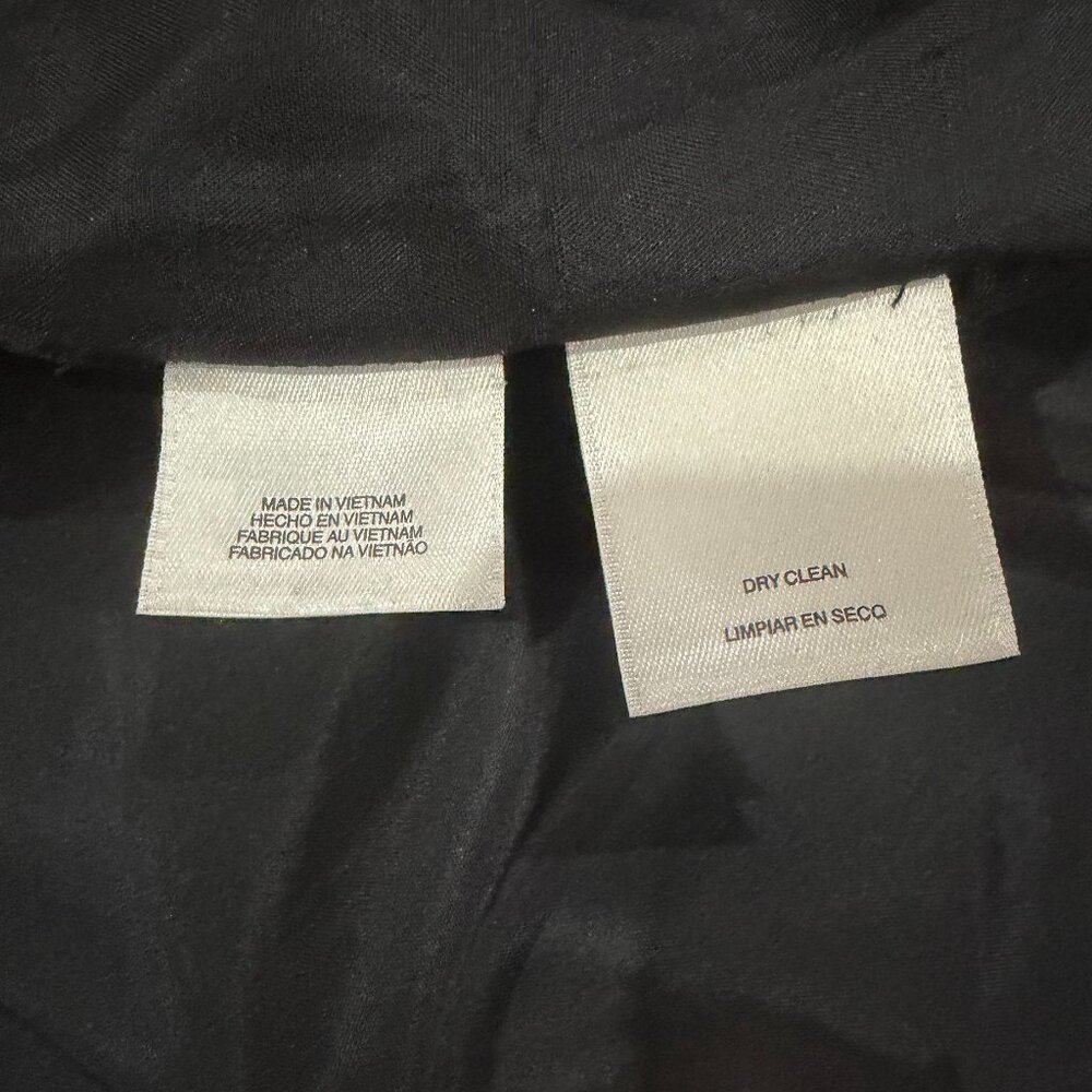 WMN 12 Anne Klein Tweed Lined Jacket Blazer Button Front Black/Gray nwot - Picture 12 of 13